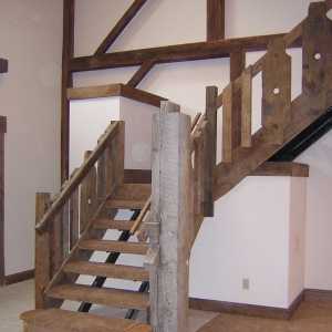 custom home stairway