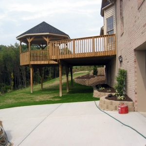 home exterior with deck